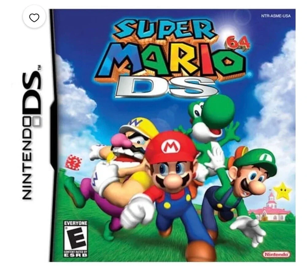 Nintendo Super Mario 64 DS Game Cartridge Nintendo DS E for Everyone